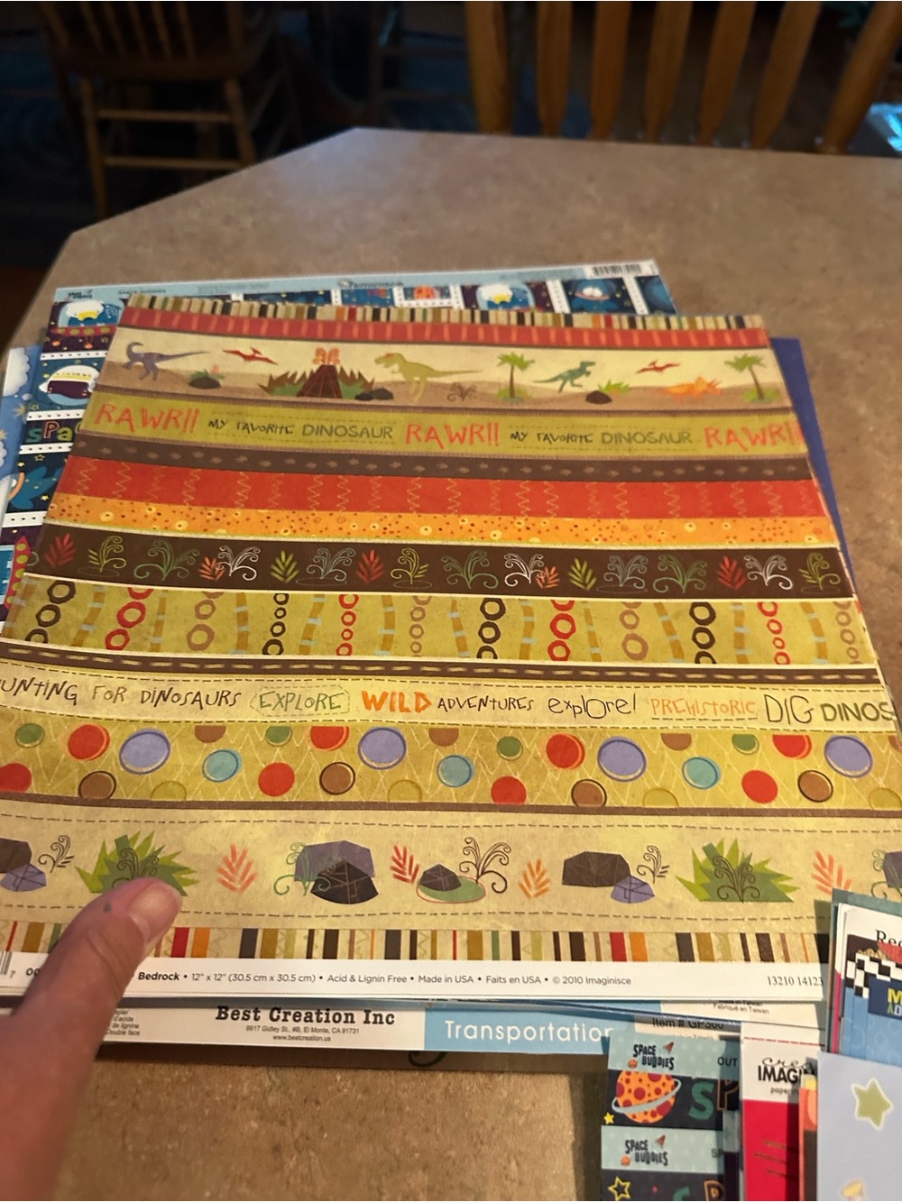 Patterned Party Scrapbook Paper - Multi-Color - Picture 10 of 12